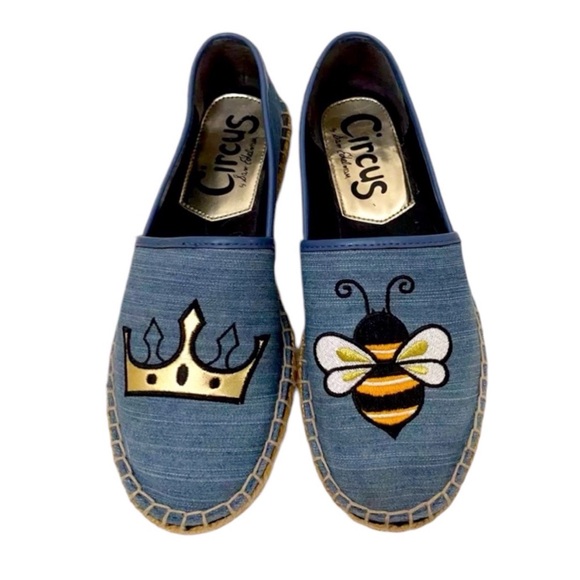 Circus by Sam Edelman Bee Women’s Denim Blue Espadrilles Size 6 - Picture 4 of 7